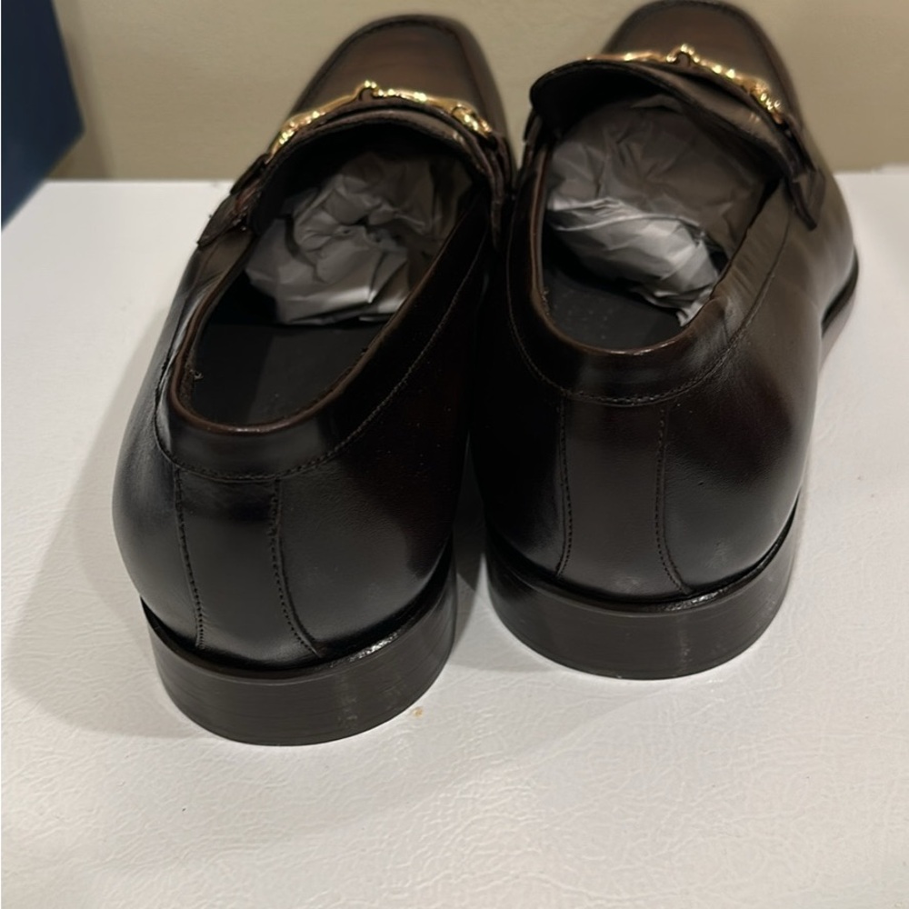 Massimo Matteo size 13M  pointe Vecchio Bit loa Classic Dark Brown Leather